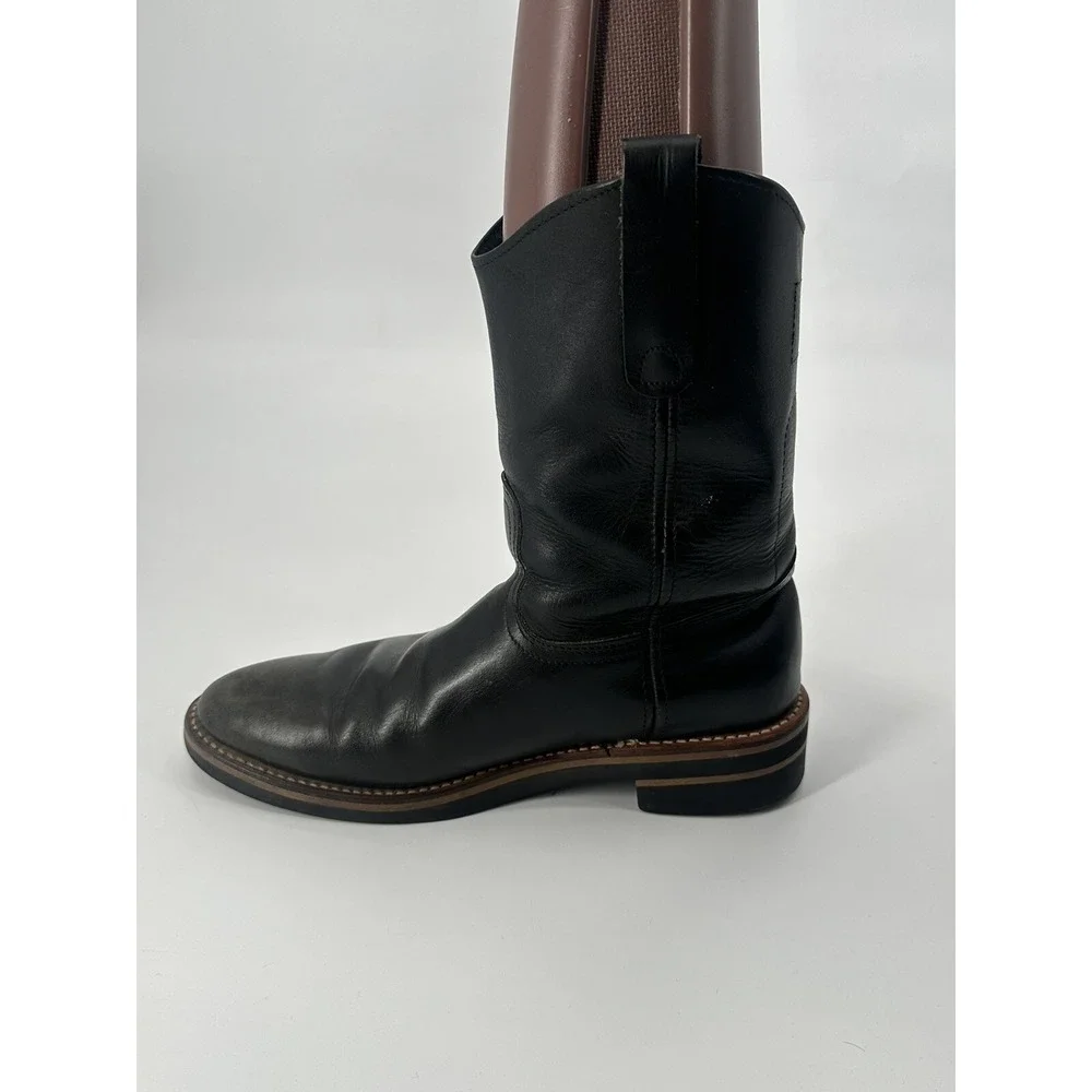 SILVER SPUR‎ MEN'S BOOTS BLACK SIZE 8.5